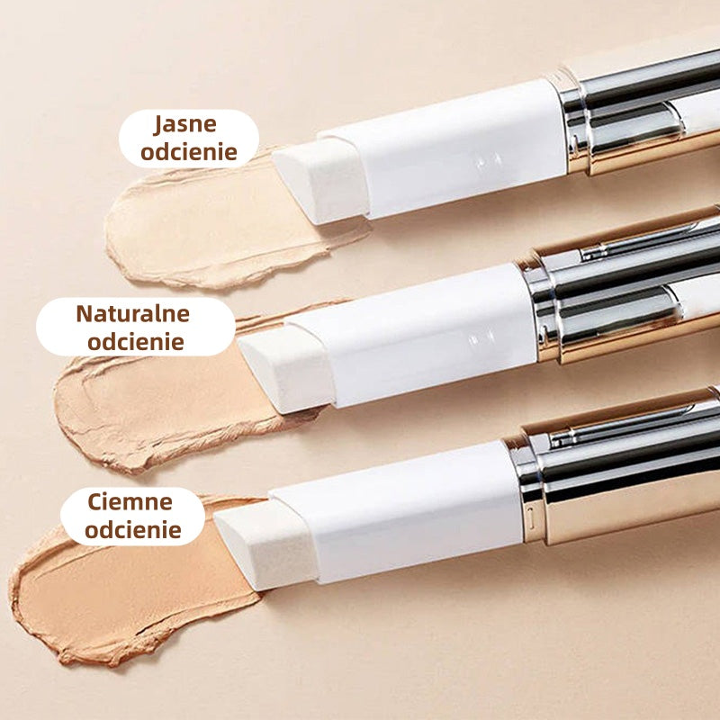 💖Długotrwale nawilżający, lekki podkład w sztyfcie - z wbudowanym pędzelkiem