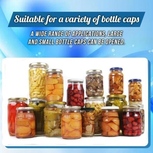 ✨Nowy ulepszony model✨Regulowany wielofunkcyjny otwieracz do puszek ze stali nierdzewnej