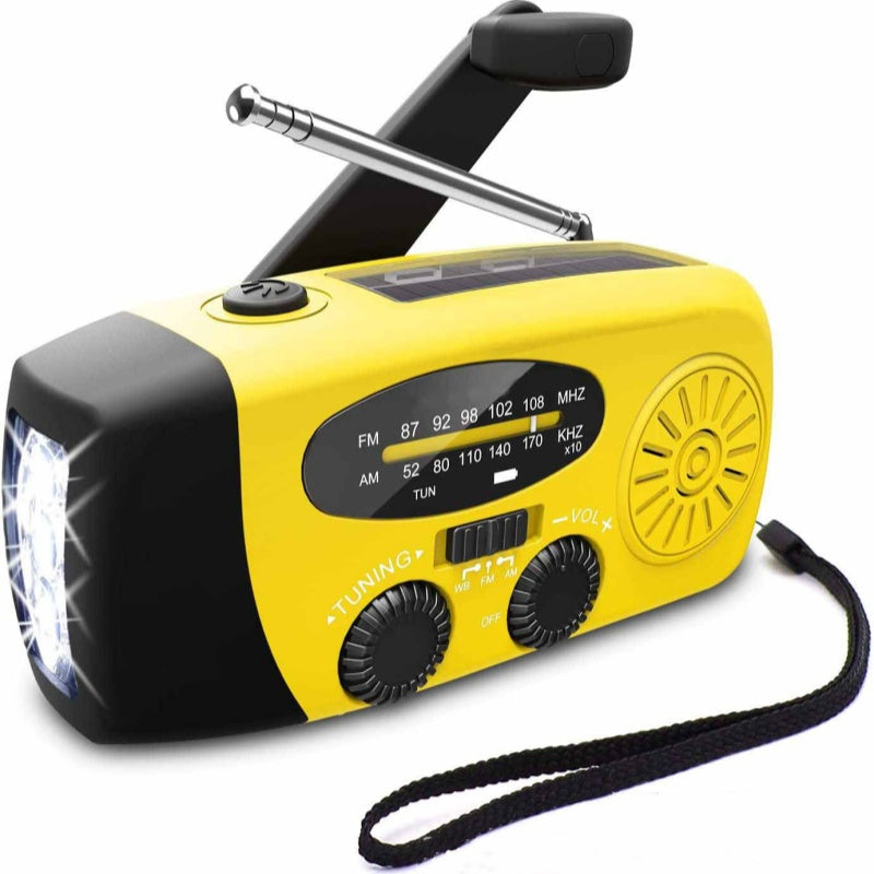 🔋 Wielofunkcyjne przenośne radio awaryjne zasilane energią słoneczną ☀️📻⚡
