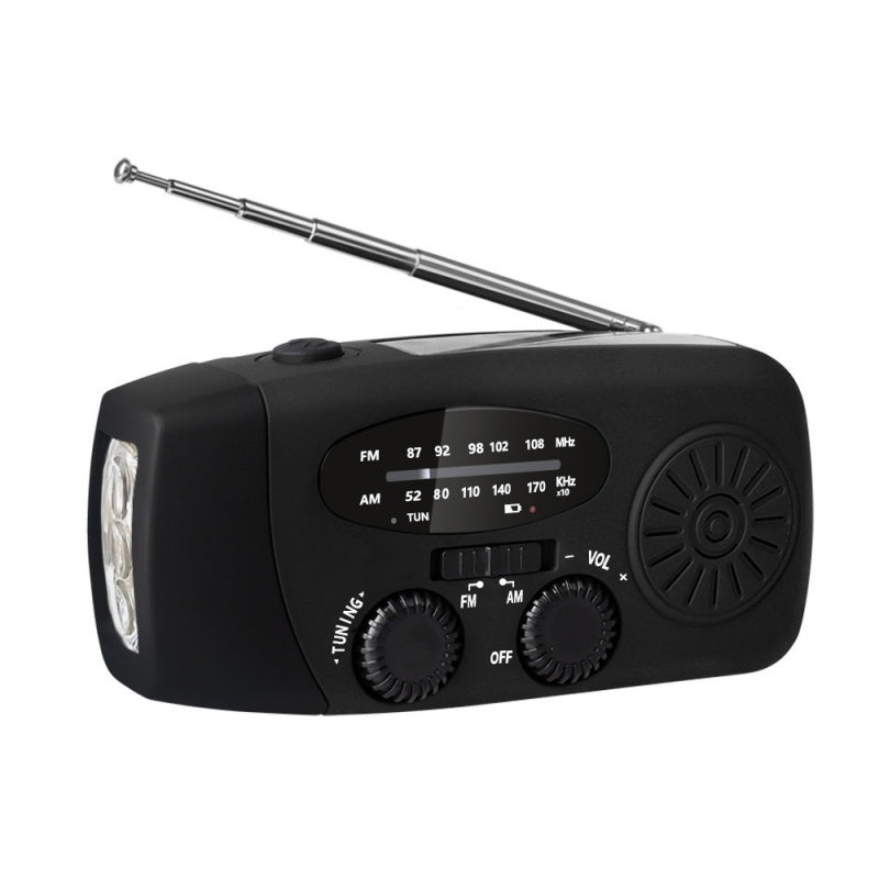🔋 Wielofunkcyjne przenośne radio awaryjne zasilane energią słoneczną ☀️📻⚡