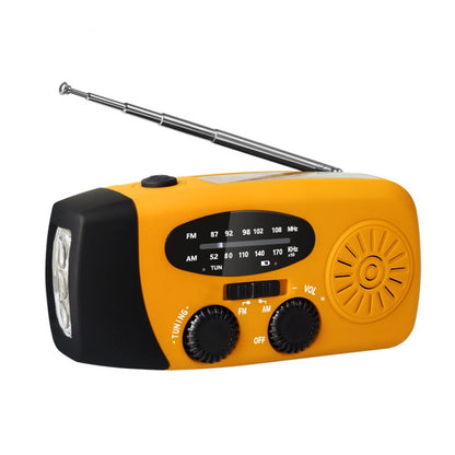 🔋 Wielofunkcyjne przenośne radio awaryjne zasilane energią słoneczną ☀️📻⚡