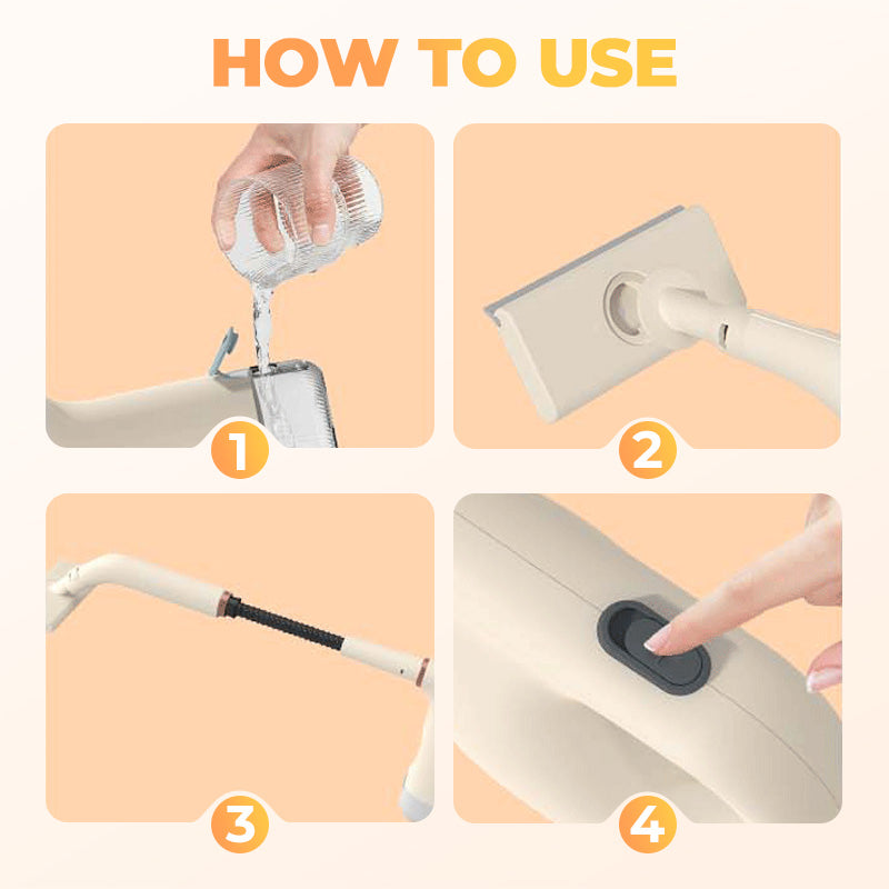 🔥💯 Wielofunkcyjny ręczny odkurzacz parowy