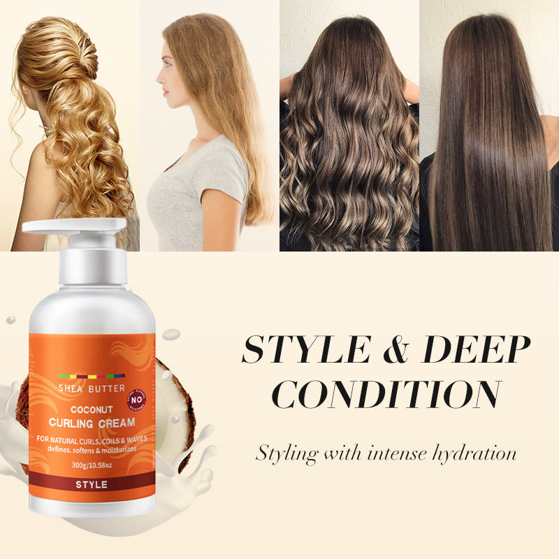 Odżywcza odżywka do włosów kręconych bez spłukiwania