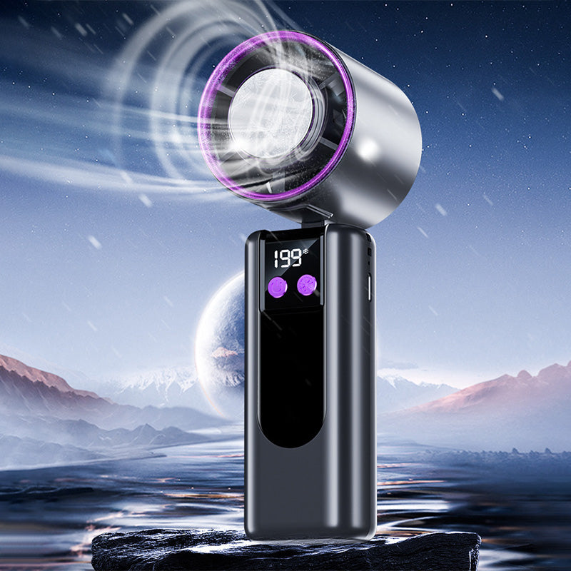 ⏰ 50% TANIEJ! 🎁 Przenośna, Ręczna i Składana Bezgłośna Wentylator Chłodzący – Chłód Gdziekolwiek Jesteś! 🌬️✨