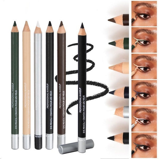 💗 Drewniany wodoodporny, trwały twardy eyeliner