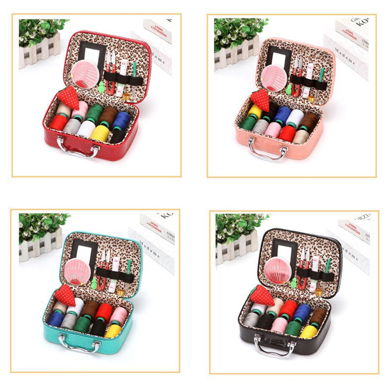 Przenośny zestaw narzędzi do szycia z pojemnikiem do przechowywania