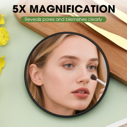 Lustro powiększające 5X z przyssawkami