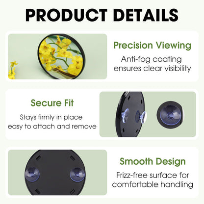 Lustro powiększające 5X z przyssawkami