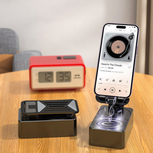 🔥📱Wybór prezentu – 3 w 1 – bezprzewodowy głośnik Bluetooth, stacja ładująca, podstawka pod telefon