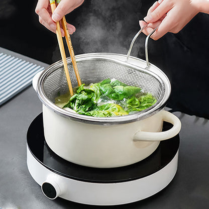 🪴🫙 50% taniej! Ręczne sito ze stali nierdzewnej – drobne i grube oczka, ergonomiczny uchwyt, odporne na rdzę