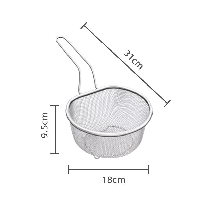 🪴🫙 50% taniej! Ręczne sito ze stali nierdzewnej – drobne i grube oczka, ergonomiczny uchwyt, odporne na rdzę