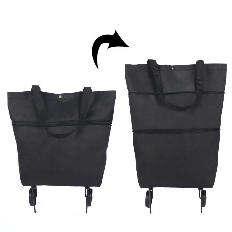 🛒 Składany wózek na zakupy 2w1 – 50% ZNIŻKI! OFERTA LIMITOWANA!💪✨ Lekki, składany i pojemny – Funkcja 2w1: torba + wózek. Łatwy w przenoszeniu i przechowywaniu. Twoje zakupy będą lżejsze! 🛍️