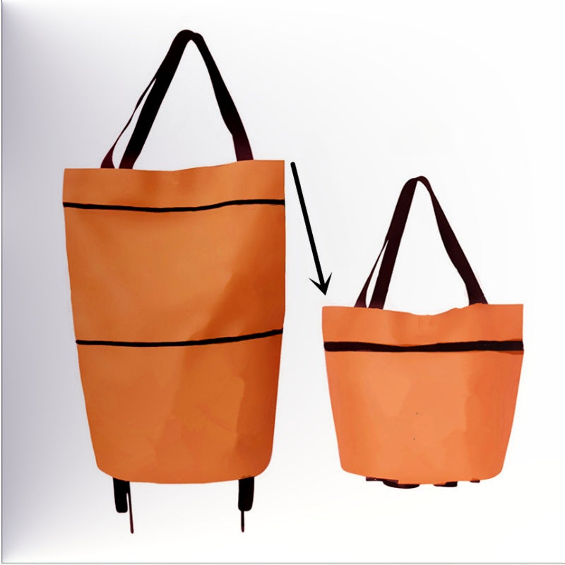 🛒 Składany wózek na zakupy 2w1 – 50% ZNIŻKI! OFERTA LIMITOWANA!💪✨ Lekki, składany i pojemny – Funkcja 2w1: torba + wózek. Łatwy w przenoszeniu i przechowywaniu. Twoje zakupy będą lżejsze! 🛍️
