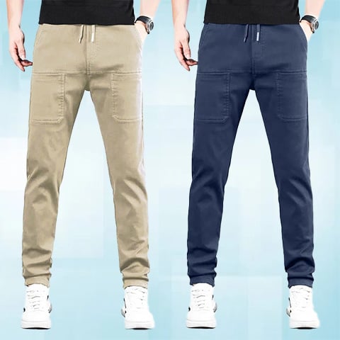 👖 Letnie spodnie męskie – 50% ZNIŻKI! OFERTA LIMITOWANA!💪✨ Luźny, elastyczny krój, chłodna przewiewna tkanina, 6 praktycznych kieszeni i wodoodporność – idealne na lato, do pracy i na co dzień. ☀️💧