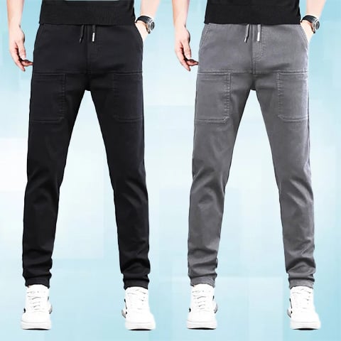 👖 Letnie spodnie męskie – 50% ZNIŻKI! OFERTA LIMITOWANA!💪✨ Luźny, elastyczny krój, chłodna przewiewna tkanina, 6 praktycznych kieszeni i wodoodporność – idealne na lato, do pracy i na co dzień. ☀️💧