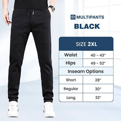 👖 Letnie spodnie męskie – 50% ZNIŻKI! OFERTA LIMITOWANA!💪✨ Luźny, elastyczny krój, chłodna przewiewna tkanina, 6 praktycznych kieszeni i wodoodporność – idealne na lato, do pracy i na co dzień. ☀️💧