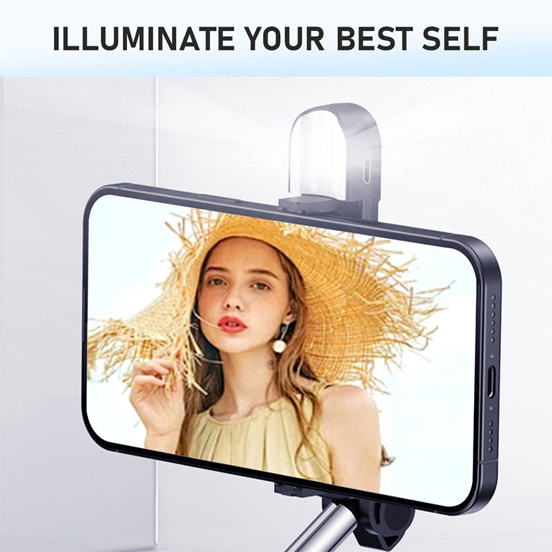 Portable 4-Leg Bluetooth Selfie Stick Tripod