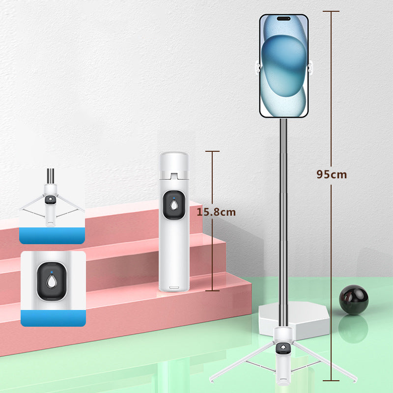 Portable 4-Leg Bluetooth Selfie Stick Tripod