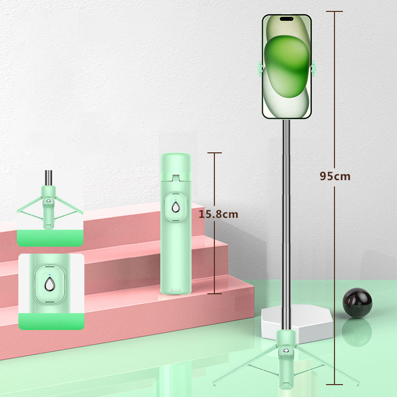 Portable 4-Leg Bluetooth Selfie Stick Tripod