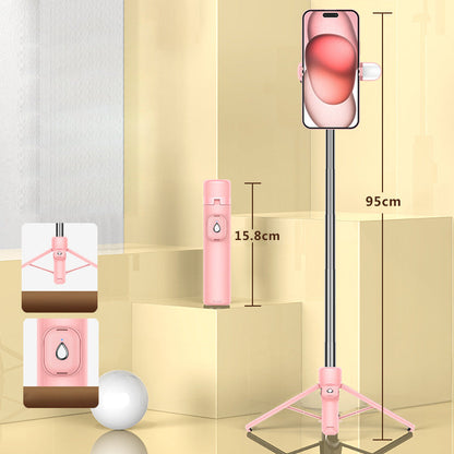 Portable 4-Leg Bluetooth Selfie Stick Tripod