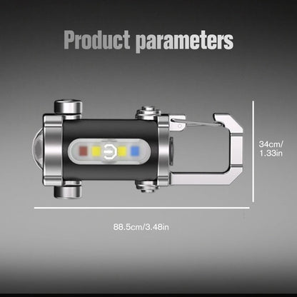 🔥Przenośna, ładowalna latarka o dużej jasności do breloczka