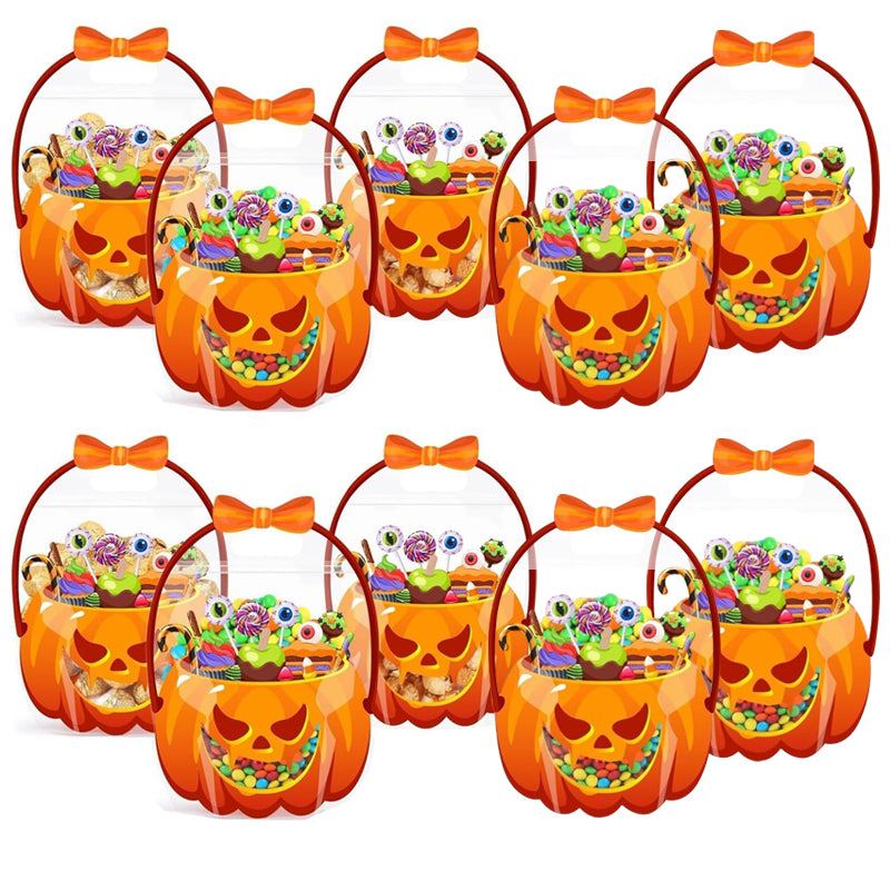 👻 Bestsellery na Halloween – 60% ZNIŻKI! 🎃 Przezroczyste torby na drobne upominki w kształcie dyni ✨ – idealne na przyjęcia, cukierkowanie i szkolne upominki 🍬🧛‍♀️
