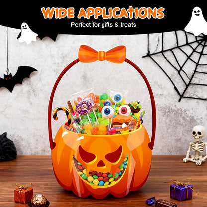 👻 Bestsellery na Halloween – 60% ZNIŻKI! 🎃 Przezroczyste torby na drobne upominki w kształcie dyni ✨ – idealne na przyjęcia, cukierkowanie i szkolne upominki 🍬🧛‍♀️