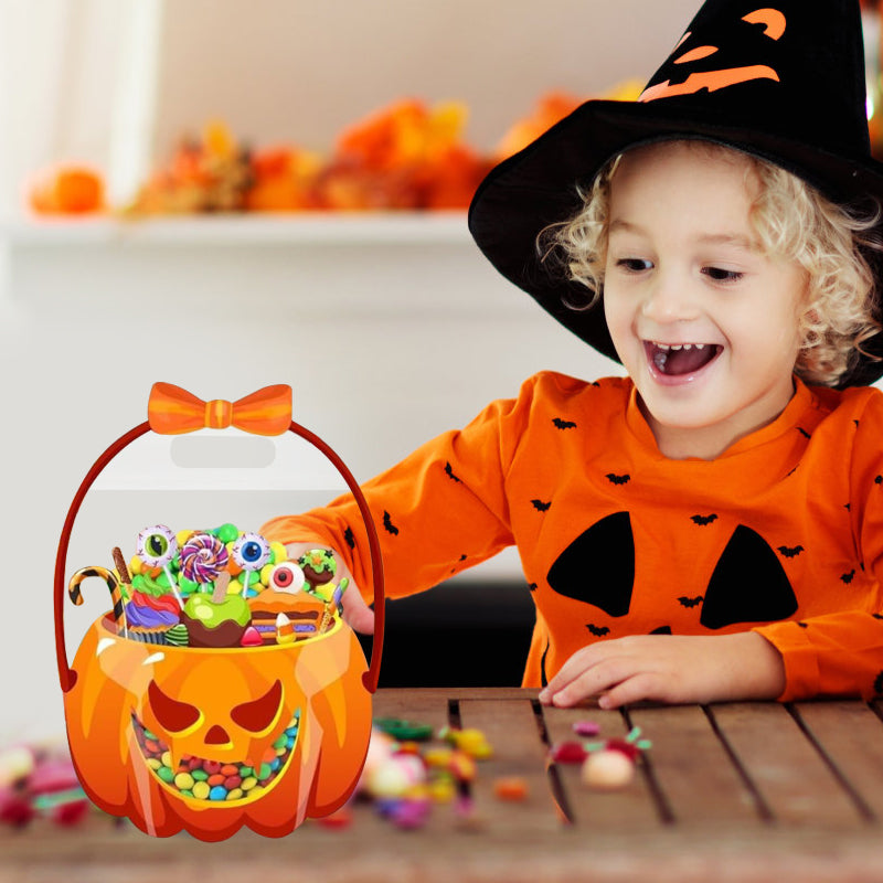 👻 Bestsellery na Halloween – 60% ZNIŻKI! 🎃 Przezroczyste torby na drobne upominki w kształcie dyni ✨ – idealne na przyjęcia, cukierkowanie i szkolne upominki 🍬🧛‍♀️