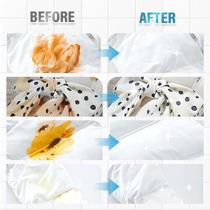 👕✨ Silny środek do usuwania plam z ubrań – usuwa tłuste plamy, plamy z wina i atramentu w kilka sekund, delikatny dla tkanin 🧴🔥