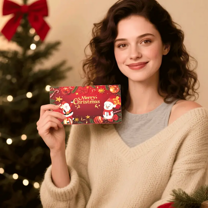 🎁🔥Wczesna wyprzedaż świąteczna ✉️Świąteczna koperta na gotówkę🎅🎄
