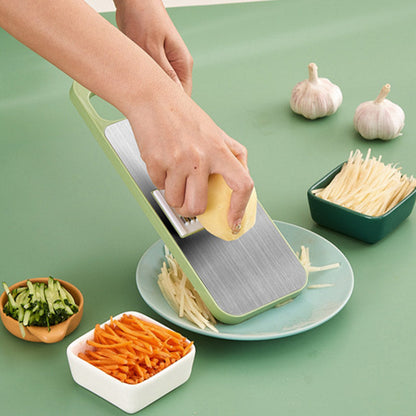 📢 Teraz 50% taniej! 🔪 Wielofunkcyjna krajalnica kuchenna z osłoną dłoni – 5 ostrzy, antypoślizgowa podstawa i szybkie krojenie warzyw 🥕⚠️📦