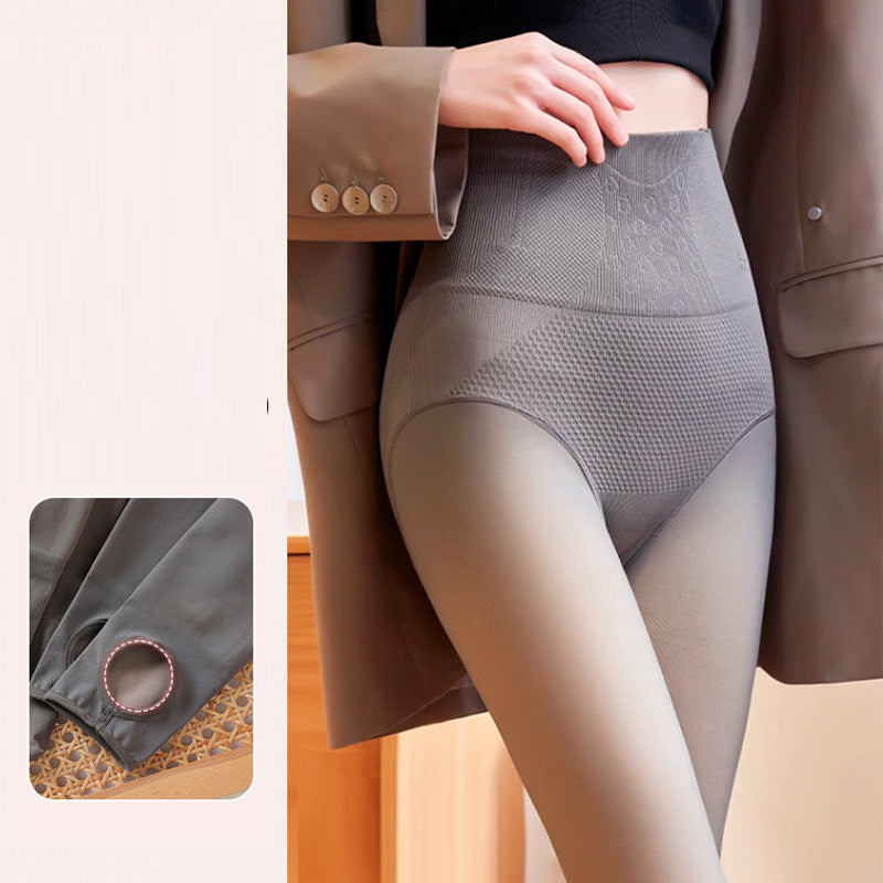 ✨Jesienno-zimowa wyprzedaż✨Damskie zimowe rajstopy z imitacją półprzezroczystych grubych rajstop