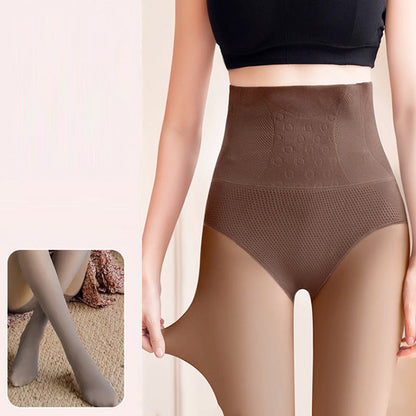 ✨Jesienno-zimowa wyprzedaż✨Damskie zimowe rajstopy z imitacją półprzezroczystych grubych rajstop