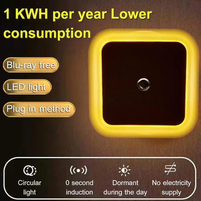 💡Inteligentny czujnik sterujący oświetleniem LED Energooszczędna lampa