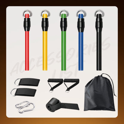 🏋️ Zestaw lin oporowych 14-częściowy – 50% ZNIŻKI! OFERTA LIMITOWANA!🔥✨Elastyczne taśmy z uchwytami – idealne do treningu siłowego, rozciągania i rehabilitacji w domu. Zastępuje całą siłownię w jednym zestawie! 💪