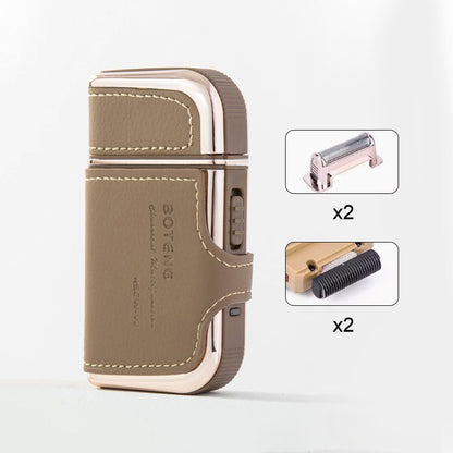 🔥Przenośna golarka elektryczna 2 w 1 z wbudowanym lusterkiem