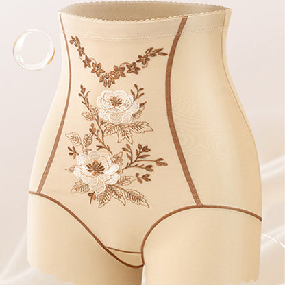 🌸Women’s Delicate Embroidered High-Waist Tummy Control Shaper Shorts