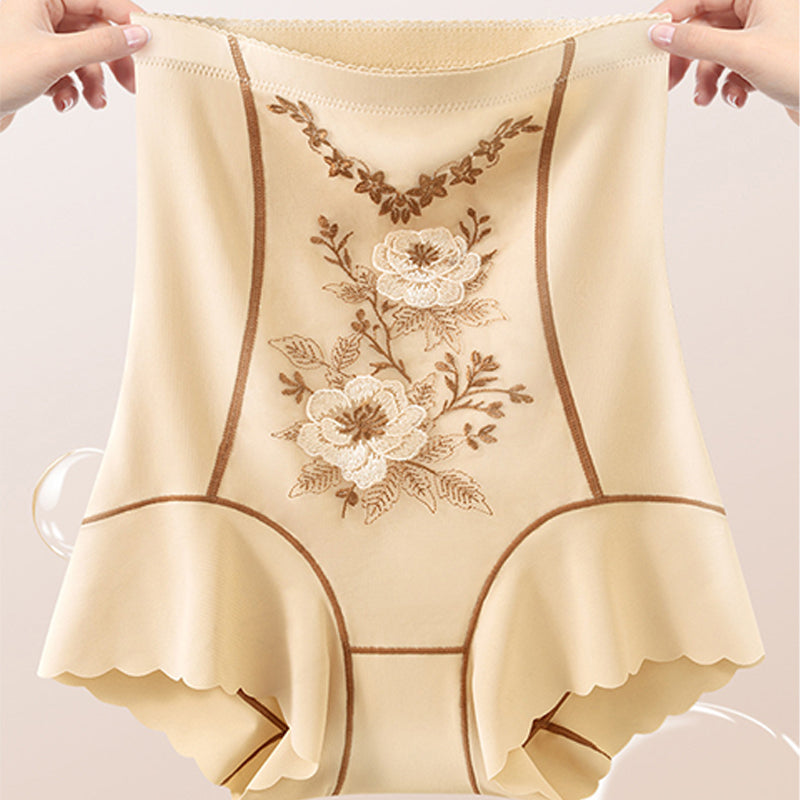 🌸Women’s Delicate Embroidered High-Waist Tummy Control Shaper Shorts