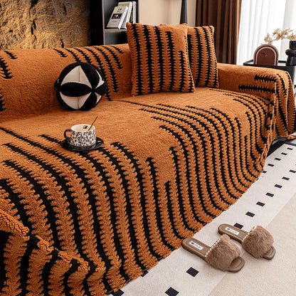 🛋️Miękka, antypoślizgowa narzuta na kanapę z pluszu