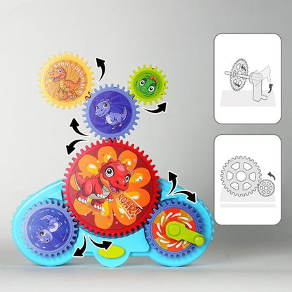 🎉 Dzisiaj 50% zniżki! Zabawka elektryczna Transforming Gear Electric Building Blocks 🚀