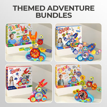 🎉 Dzisiaj 50% zniżki! Zabawka elektryczna Transforming Gear Electric Building Blocks 🚀