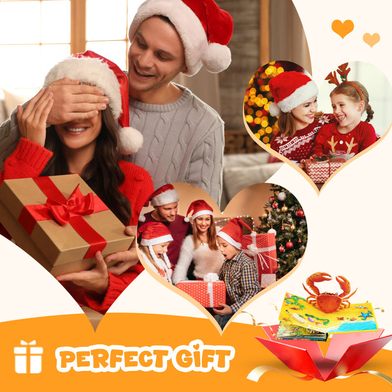 📚 Pop-upowa książka o zwierzętach dla dzieci: interaktywne gry wspomagające wczesną naukę!