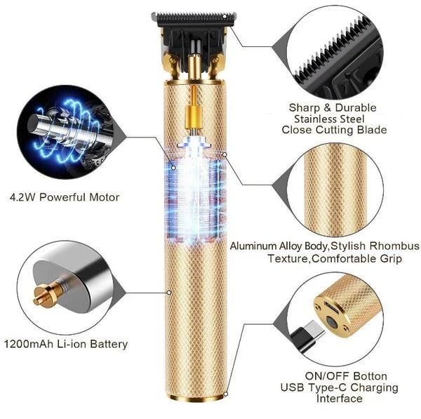 ✨ Ta maszynka do strzyżenia jest niezbędna dla każdego dżentelmena – bez wysiłku osiągniesz pożądany wygląd bez wychodzenia z domu! ✨