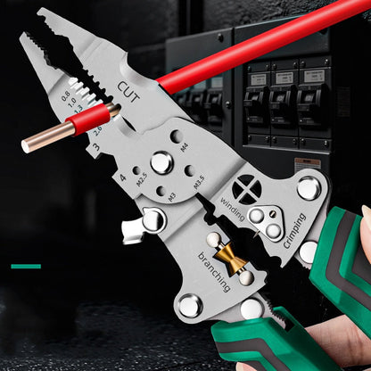 🔥 Gorąca wyprzedaż⚡Wielofunkcyjny składany ściągacz izolacji z funkcją testowania napięcia🔧