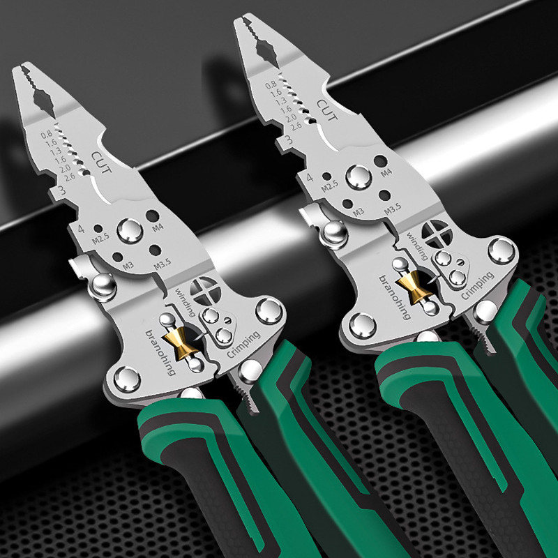 🔥 Gorąca wyprzedaż⚡Wielofunkcyjny składany ściągacz izolacji z funkcją testowania napięcia🔧