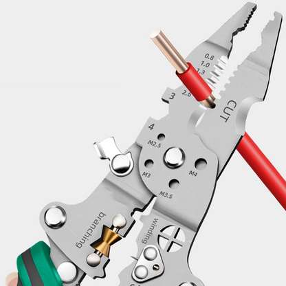 🔥 Gorąca wyprzedaż⚡Wielofunkcyjny składany ściągacz izolacji z funkcją testowania napięcia🔧