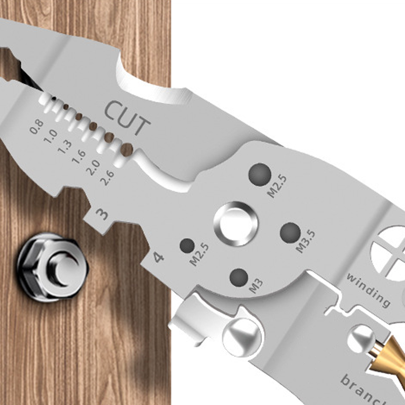 🔥 Gorąca wyprzedaż⚡Wielofunkcyjny składany ściągacz izolacji z funkcją testowania napięcia🔧