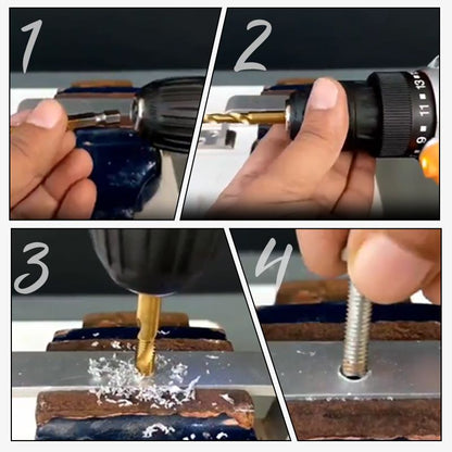 🔥6-częściowy zestaw wielofunkcyjnych gwintowników spiralnych🔥🔥