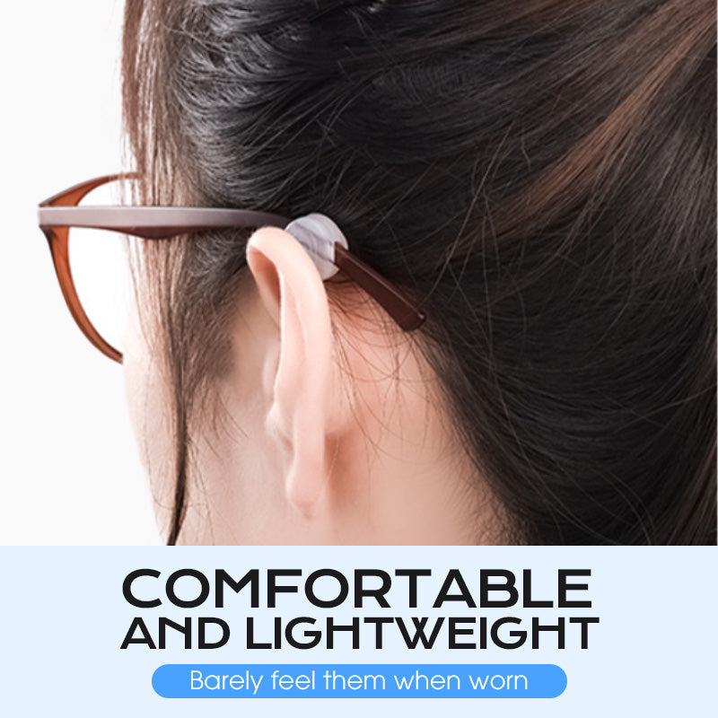 🔥🥰Okrągłe, dwuotworowe, silikonowe, antypoślizgowe uchwyty do okularów