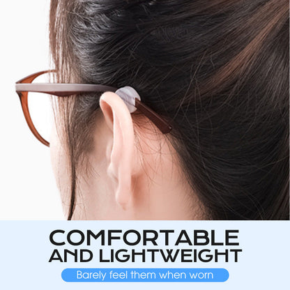 🔥🥰Okrągłe, dwuotworowe, silikonowe, antypoślizgowe uchwyty do okularów